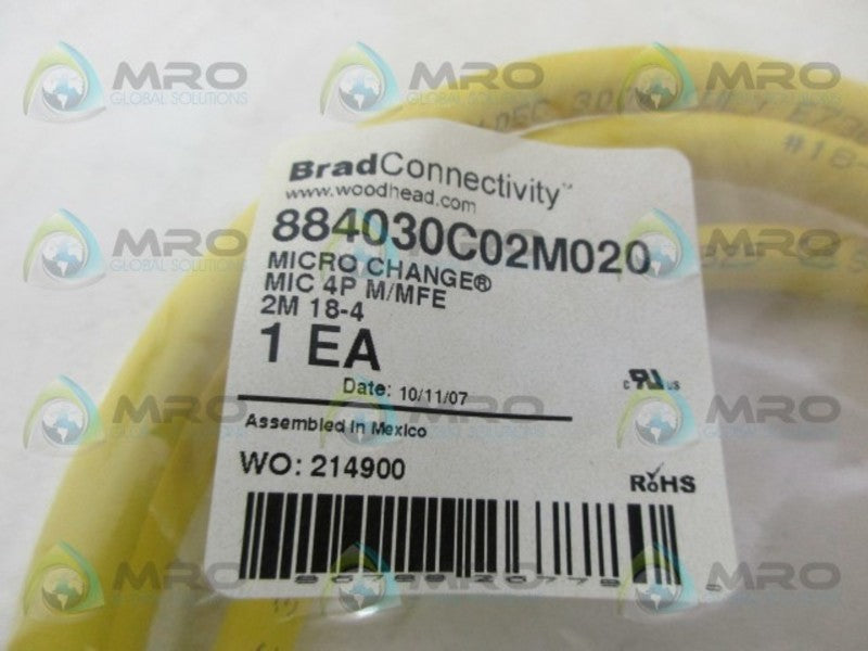 DANIEL WOODHEAD 884030C02M020 MICRO CHANGE CABLE  *NEW IN FACTORY BAG*