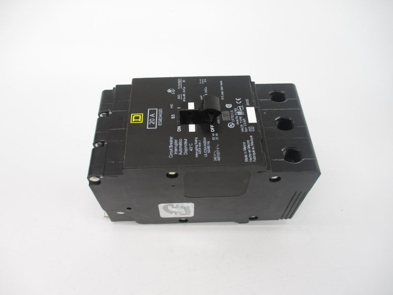 SQUARE D EGB34020 277V 20A NSMP