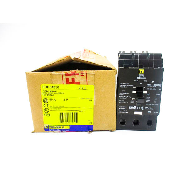 SQUARE D EDB34050 277V 50A NSMP
