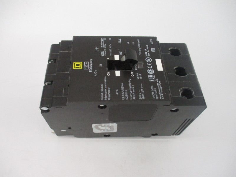 SQUARE D EDB34125 277V 125A NSMP