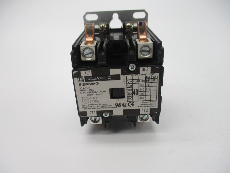 SQUARE D 8910DP42V09YCP SER. C 110/120V 50A NSMP