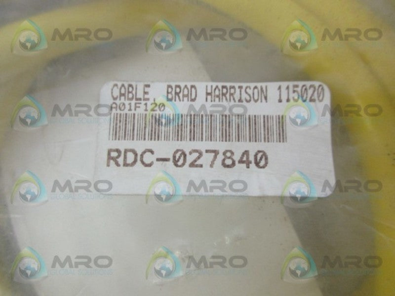 DANIEL WOODHEAD 115020A01F120 CORDSET *NEW IN FACTORY BAG*