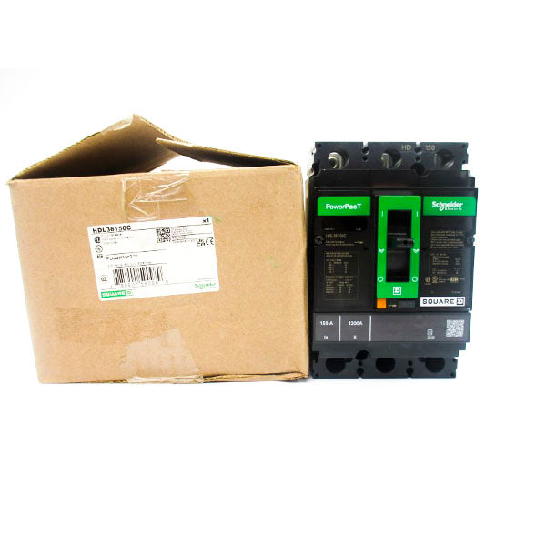SQUARE D HDL36150C 600V 150A NSMP