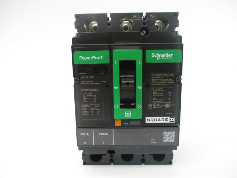 SQUARE D HDL36150C 600V 150A NSMP