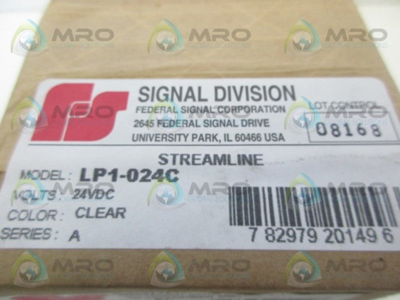 FEDERAL SINGAL LP1-024C STREAMLINE  NSFS