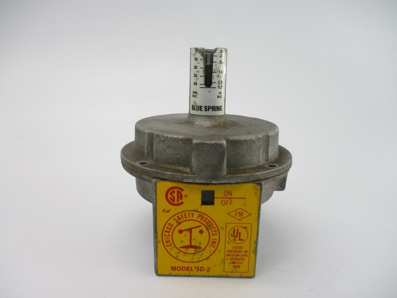 CHICAGO SAFETY PRODUCTS JD-2-BLUE .07-1.7INWC UNMP