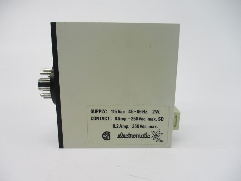 ELECTROMATIC S130166120 100-140VAC UNMP