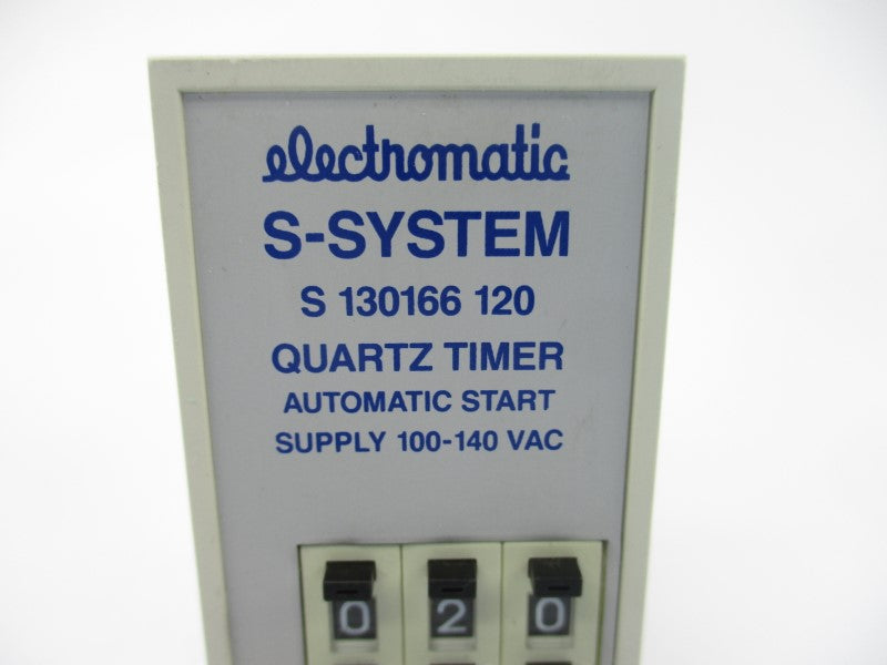 ELECTROMATIC S130166120 100-140VAC UNMP