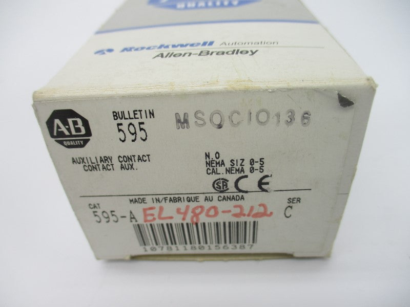 INDUSTRIAL SPARE PART 595-A SER. C 600VAC (GY/BL) NSMP