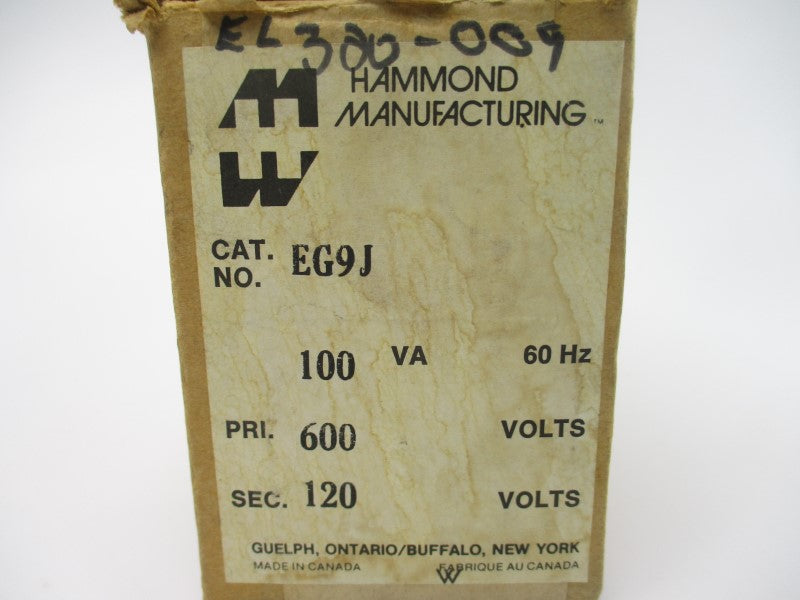 HAMMOND MANUFACTURING EG9J 600V NSMP