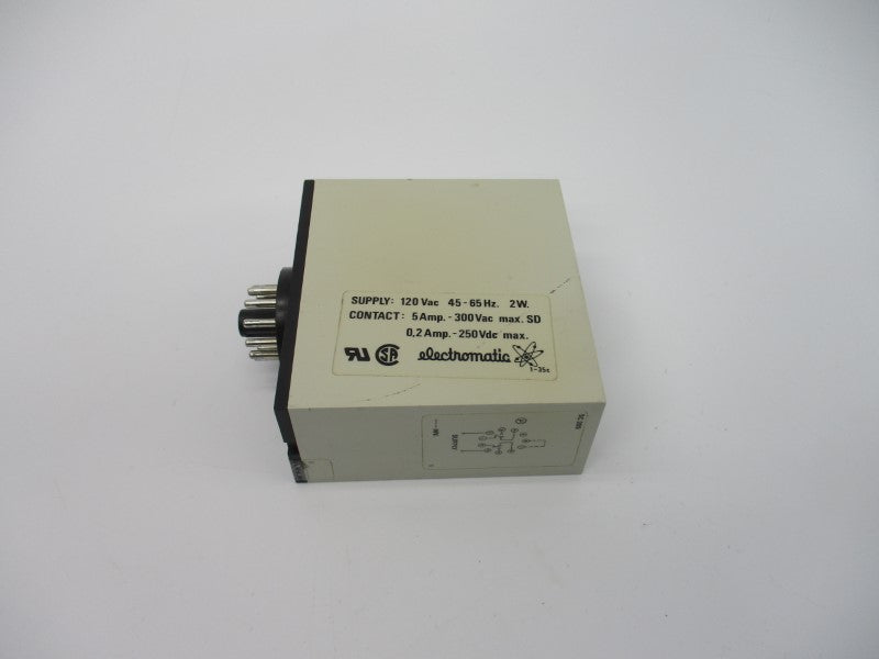 ELECTROMATIC SC289120 120VAC 5A 1-99MIN NSNP