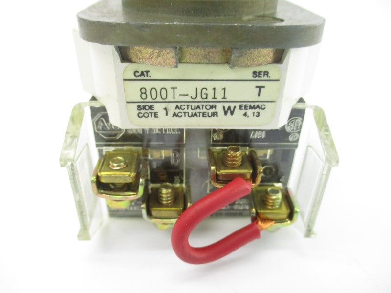 ALLEN BRADLEY 800T-JG11 SER. T (AS PICTURED) UNMP