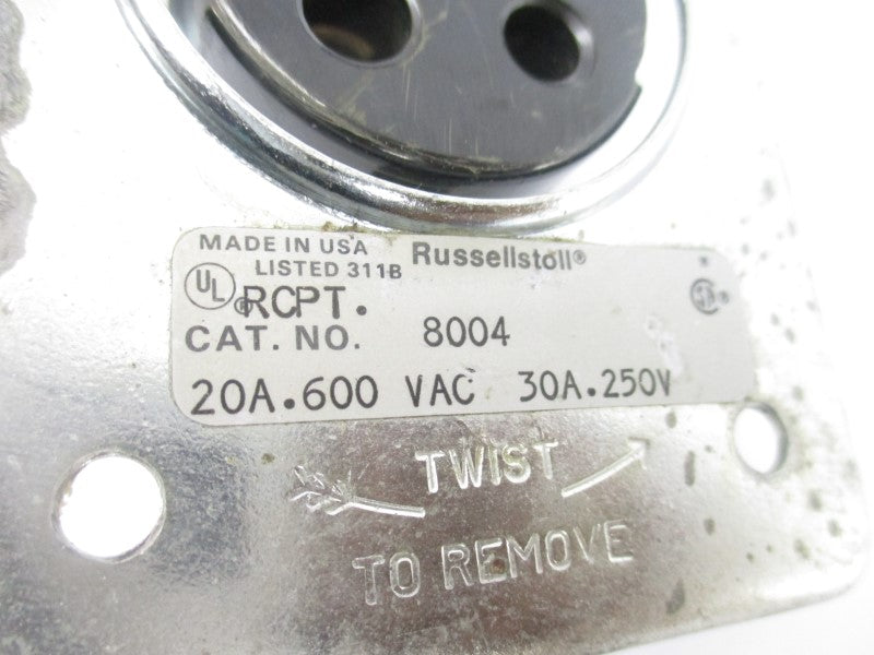 RUSSELLSTOLL 8004 600VAC 20A UNMP