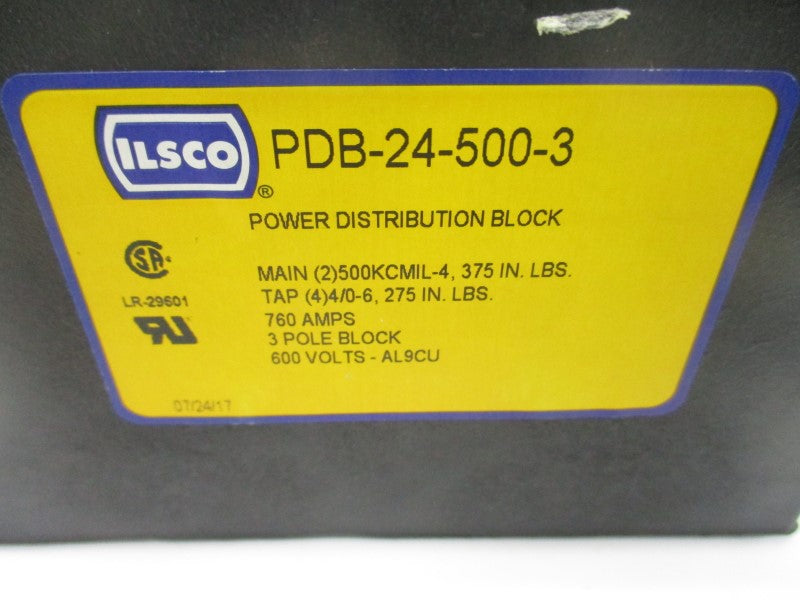 ILSCO PDB-24-500-3 600V 760A UNMP