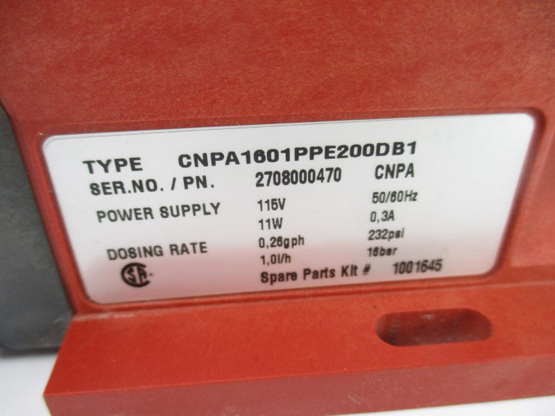 PROMINENT CNPA1601PPE200DB1 115V 0.3A 232PSI 10-100 NSNP