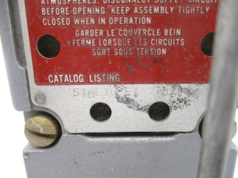 MICRO SWITCH 51ML10-E1 600VAC 20A NSNP