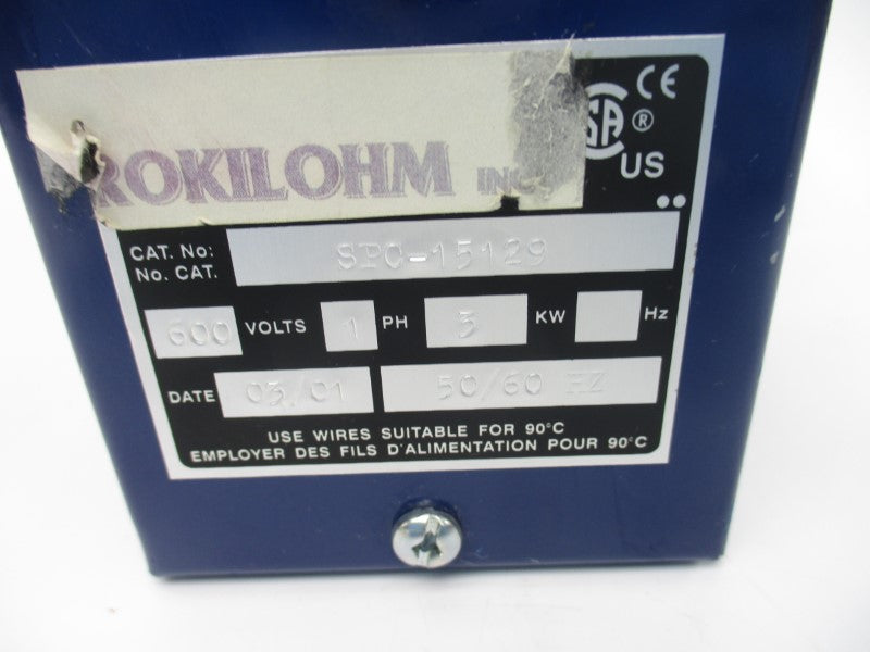 ROKILOHM SPC-15129 600V UNMP