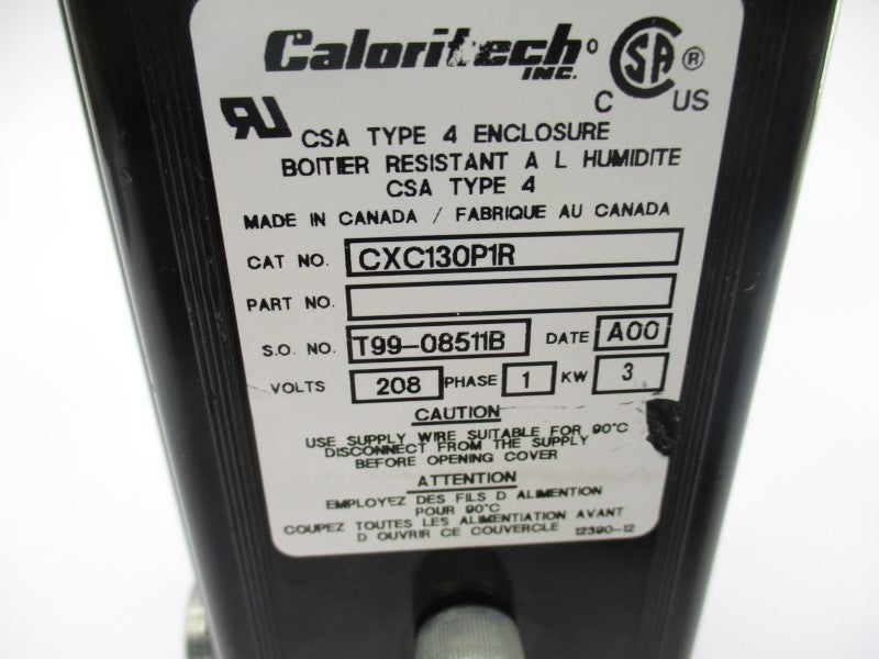 CALORITECH CXC130P1R 208V (AS PICTURED) UNMP