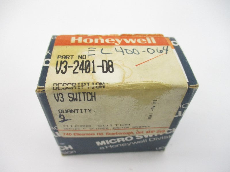 HONEYWELL V3-2401-D8 277VAC (PKG OF 2) NSMP