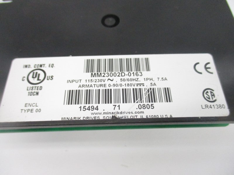 MINARK DRIVES MM23002D-0163 115/230V 7.5A UNMP