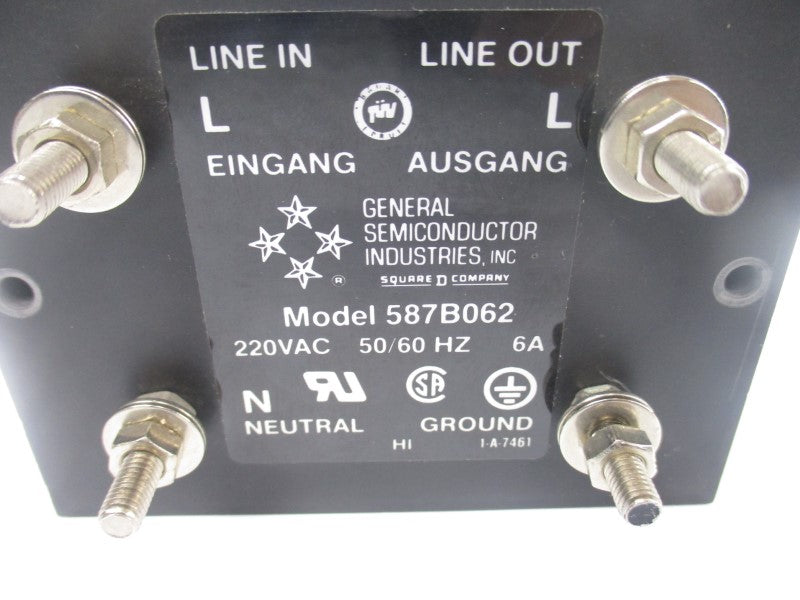 SQUARE D 587B062 220VAC 6A NSNP