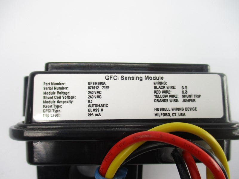 HUBBELL GFSM240A 240VAC UNMP