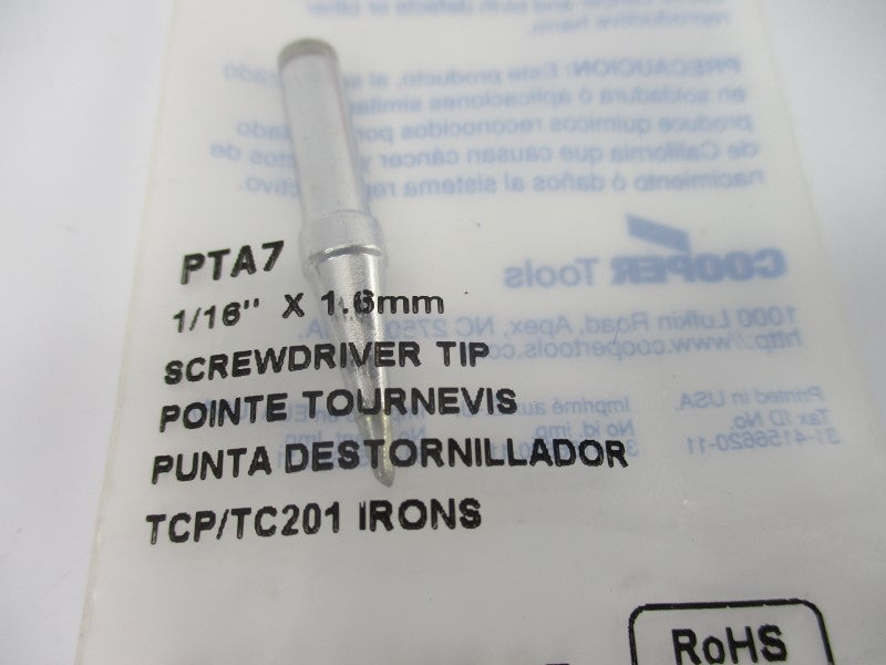 WELLER PTA7 1/6" NSMP