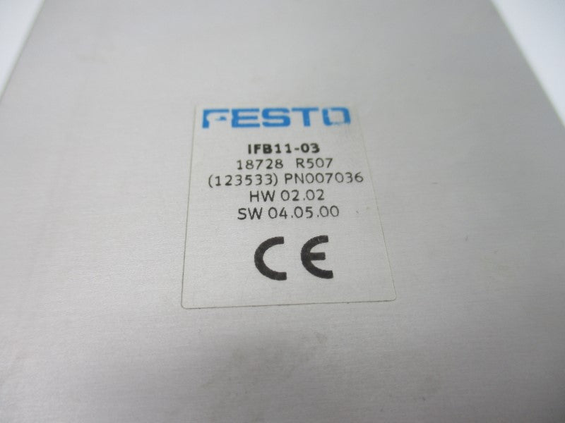 FESTO IFB11-03 18728 24VDC 2A NSNP