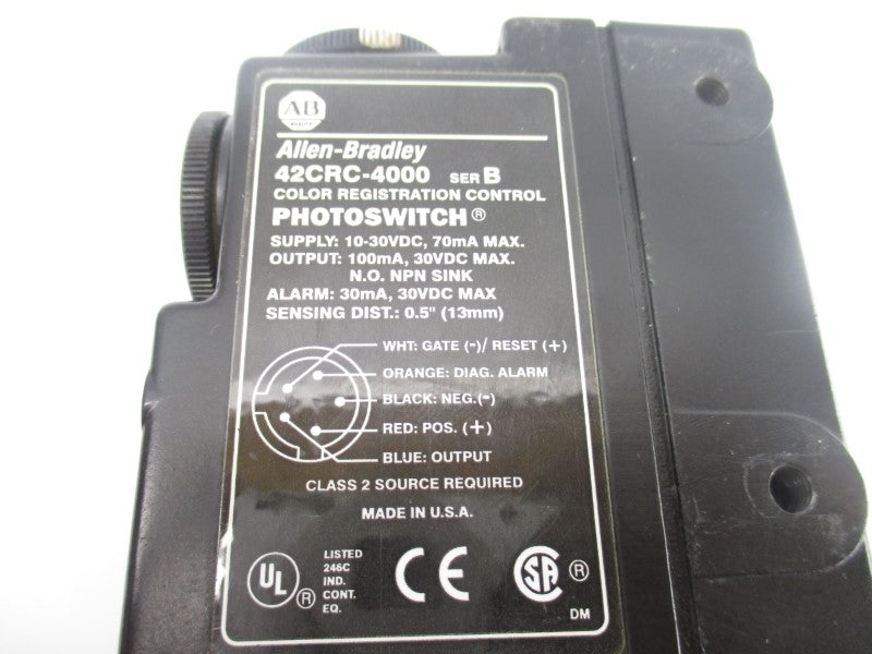 ALLEN BRADLEY 42CRC-4000 SER. B 10-30VDC (AS PICTURED) NSNP