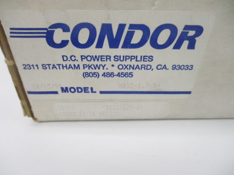 CONDOR HB12-1.7-A+ 230-240V 0.3/0.3A  NSMP
