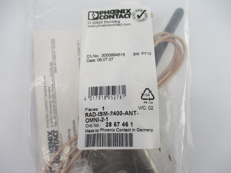 PHOENIX CONTACT RAD-ISM-2400-ANT-OMNI-2-1 2867461 NSMP