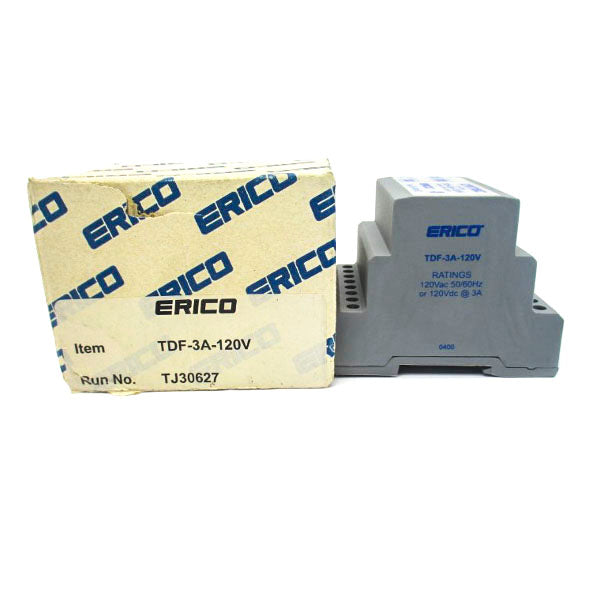 ERICO TDF-3A-120V 120VAC/DC 3A NSMP