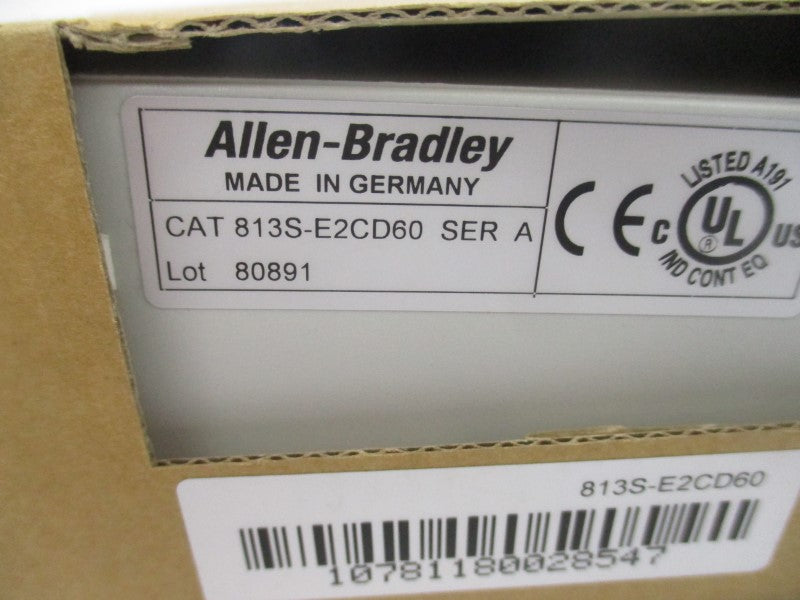ALLEN BRADLEY 813S-E2CD60 SER. A 690V 5A (BR/WH) NSMP