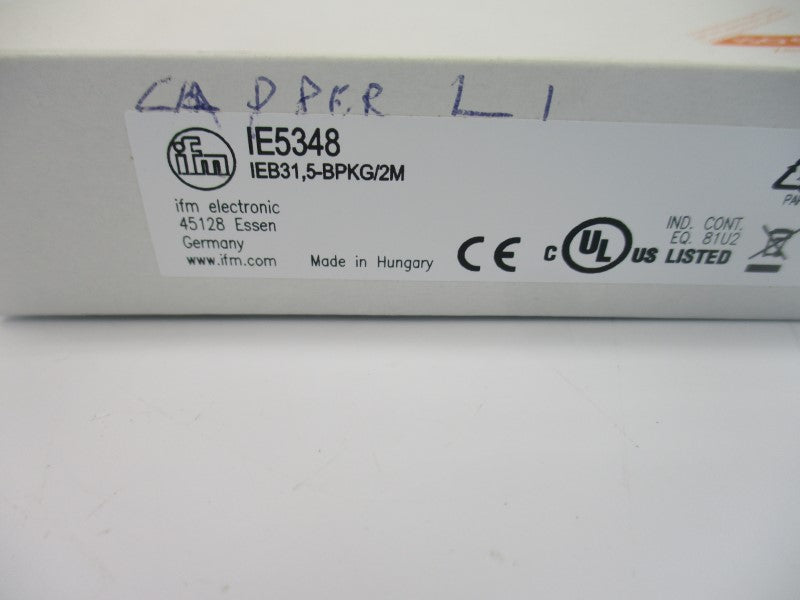 IFM EFECTOR IEB31,5-BPKG/2M IE5348 10-30VDC NSMP