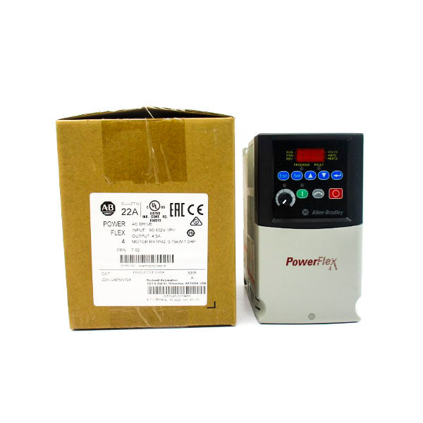 ALLEN BRADLEY 22A-V4P5N104 SER. A F/W 7.02 90-132V 4.5A NSMP