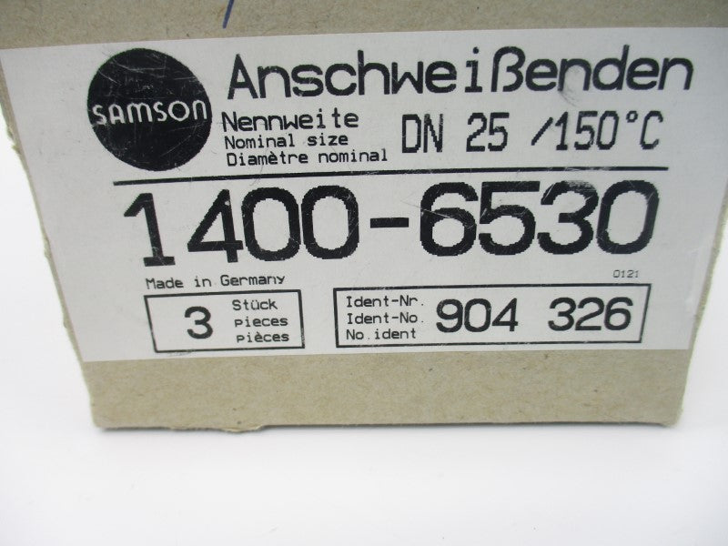 SAMSON 1400-6530 904-326 (PKG OF 3) NSMP