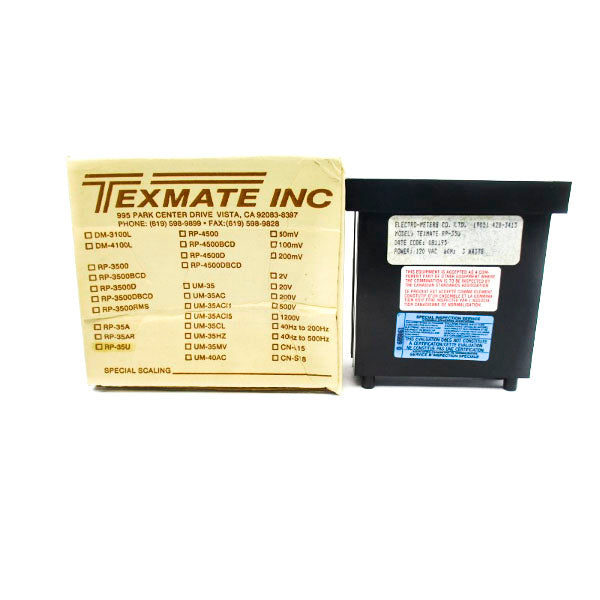 TEXMATE RP-35U 120V NSMP