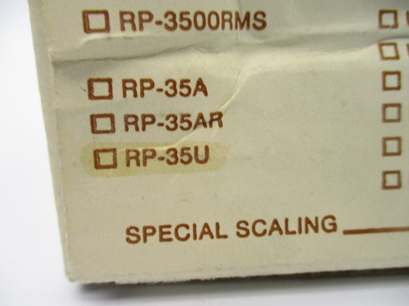 TEXMATE RP-35U 120V NSMP