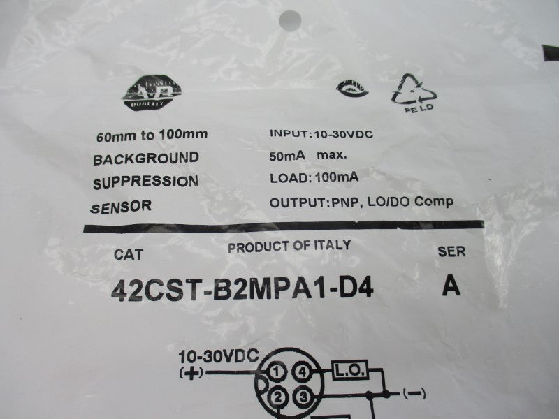 ALLEN BRADLEY 42CST-B2MPA1-D4 SER. A 10-30VDC NSMP