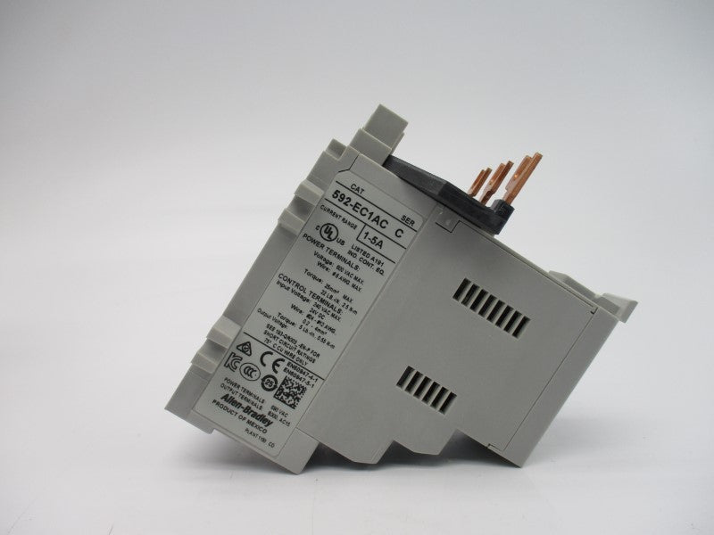 ALLEN BRADLEY 592-EC1AC SER. C 690VAC 1-5A (BR/WH) NSMP