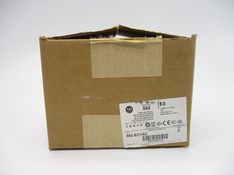 ALLEN BRADLEY 592-EC1AC SER. C 690VAC 1-5A (BR/WH) NSMP