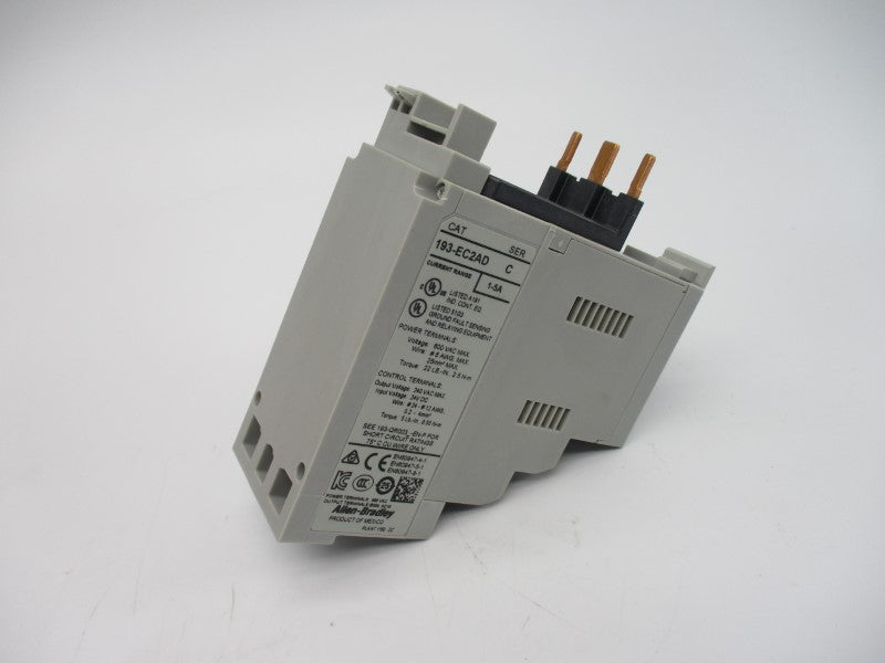 ALLEN BRADLEY 193-EC2AD SER. C 600VAC 1-5A (BR/WH) NSMP
