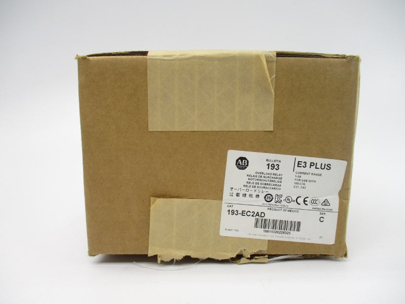 ALLEN BRADLEY 193-EC2AD SER. C 600VAC 1-5A (BR/WH) NSMP