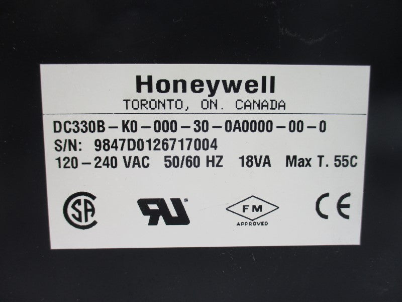 HONEYWELL DC330B-K0-000-30-0A0000-00-0 120-240VAC NSNP