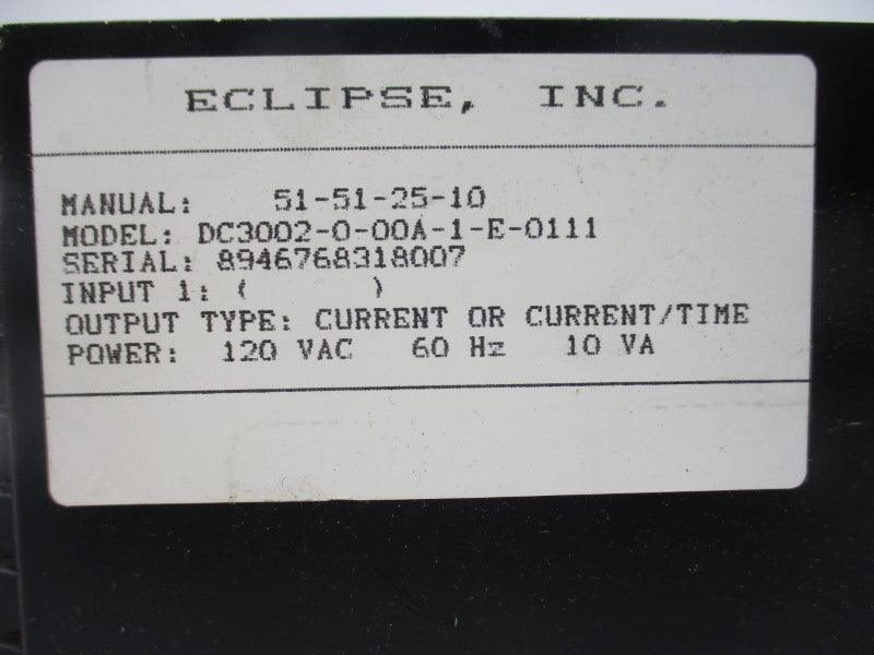 HONEYWELL DC3002-0-00A-1-E-0111 120VAC NSNP