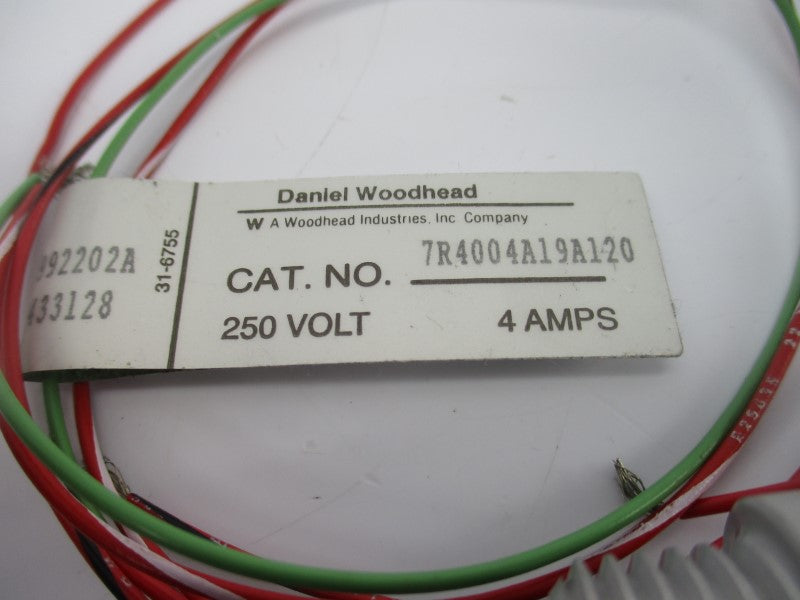DANIEL WOODHEAD 7R4004A19A120 250V 4A NSNP