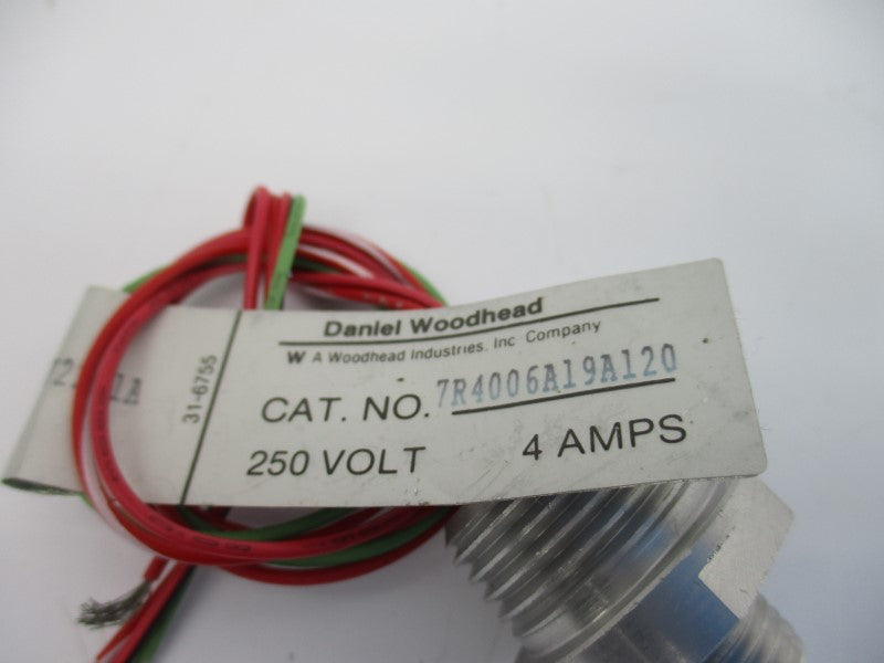 DANIEL WOODHEAD 7R4006A19A120 250V 4A NSNP