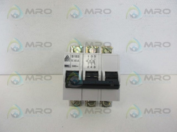 STOTZ KONTAKT S183 K16A 3PL CIRCUIT BREAKER NSNP