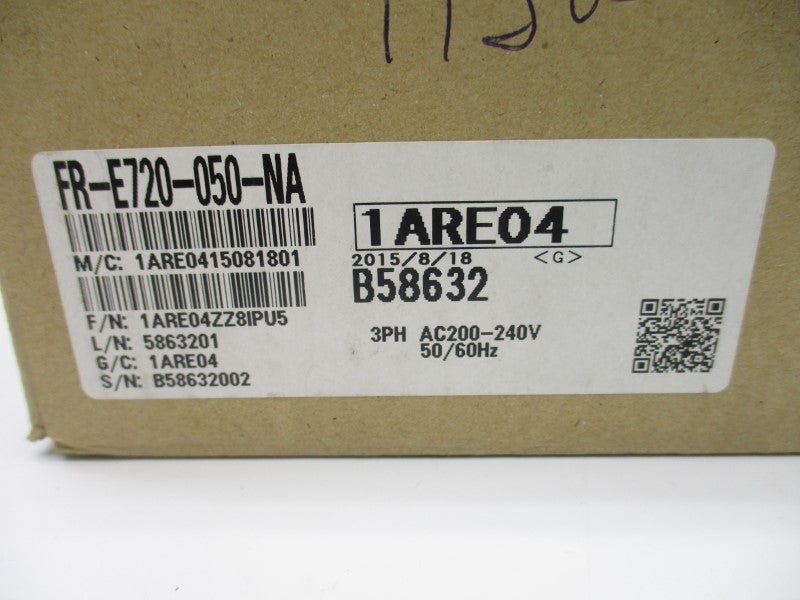 MITSUBISHI ELECTRIC FR-E720-050-NA 200-240V 7.3A NSMP