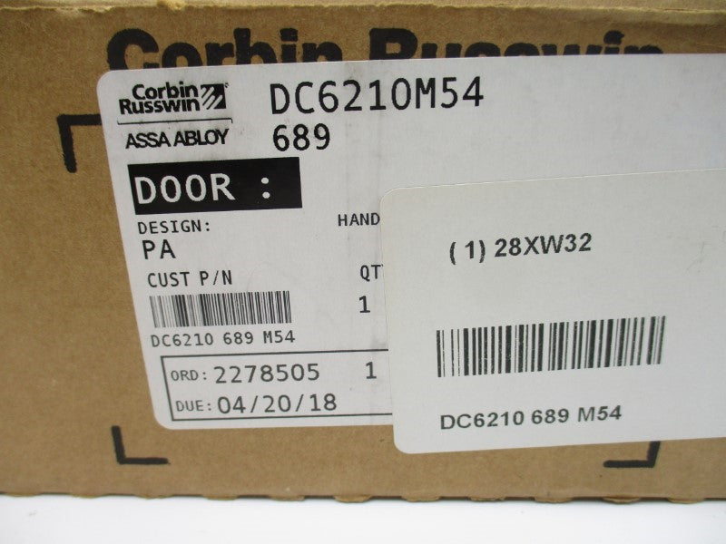 CORBIN RUSSWIN DC6210M54 (AS PICTURED) NSMP
